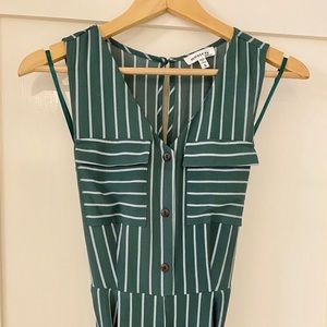 Monteau green jumpsuit